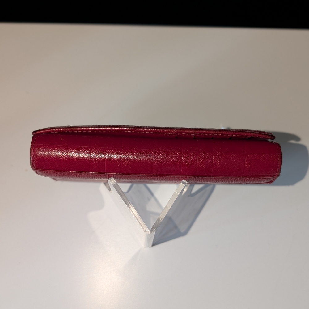 Burberry Red Leather Wallet - Picture 5 of 12